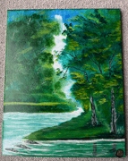 "Waterfalls" - Acrylic on Canvas