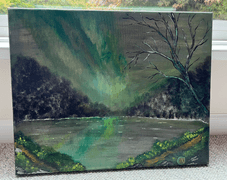"Northern Lights" - Acrylic on Canvas