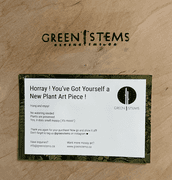 Greenstems Studios Art Piece, 18"