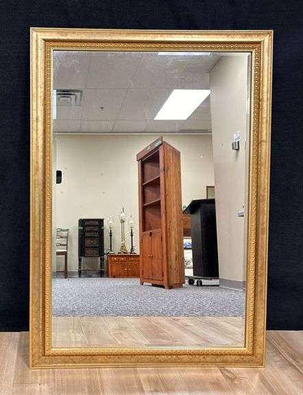 Large Gold-Framed Hall MIrror