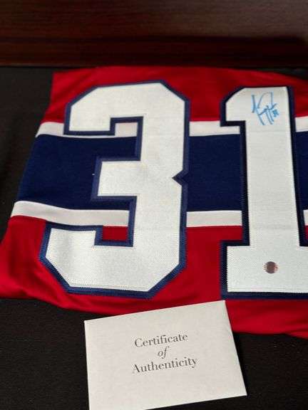 Autographed Carey Price Hockey Jersey #31