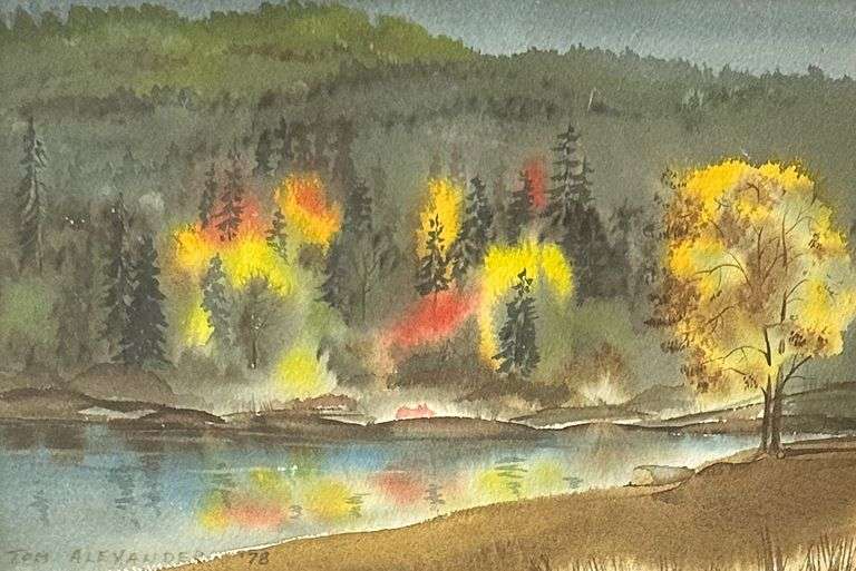 Untitled Fall Landscape by Tom Alexander