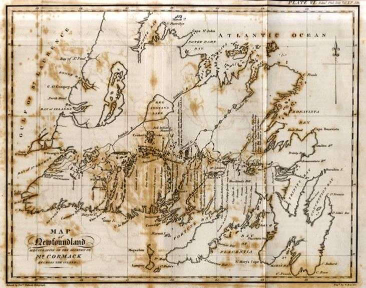 An Account of a Journey Across Newfoundland ... subsequent follow-up narratives 1824 by Cormack, W.E