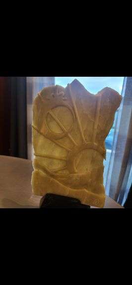 Carving "Night & Day" by local Artist and Carver Jason Bursey