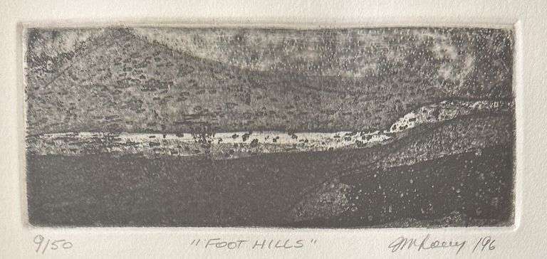 'Foot Hills' by Unknown Artist (Illegible)