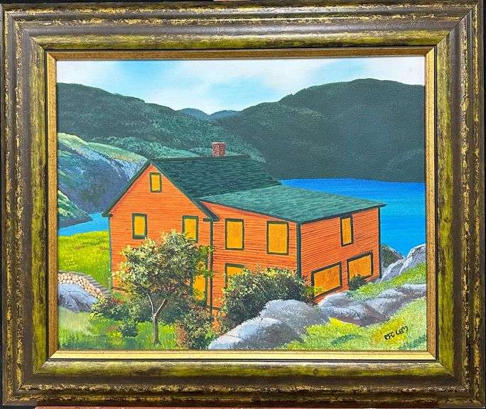 Untitled Saltbox by Unknown Artist (Illegible)