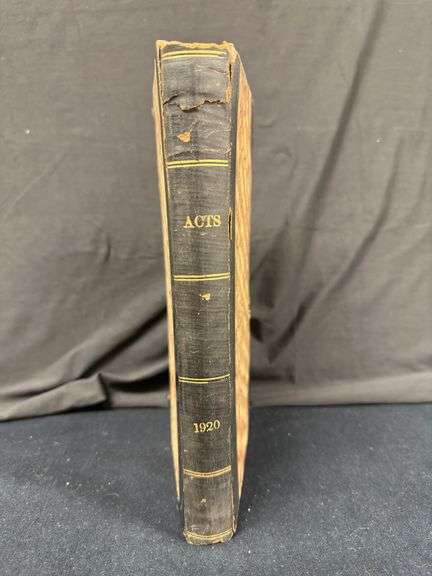 Acts Of The General Assembly of Newfoundland 1920
