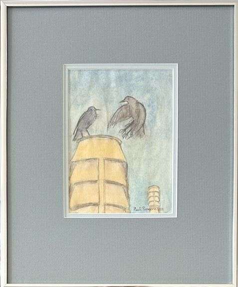 'Two Starlings' by Paul Parsons (1925-2010)