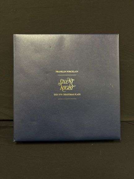 1 - Franklin porcelain plate, ‘Silent Night, 1976’.