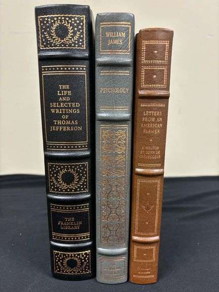Three (3) Volumes from the Franklin Library