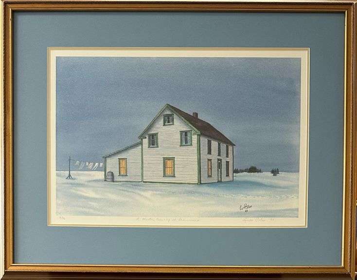 'A Winter Evening at Grammie's by Linda Coles