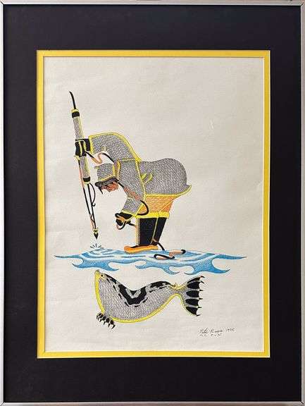 Untitled Hunting Scene by Peter Ragee (1955-)