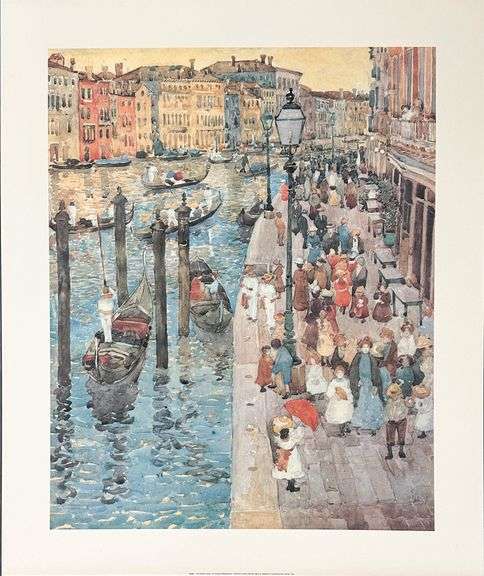 The Grand Canal, Venice after Maurice Prendergast (1858-1924)