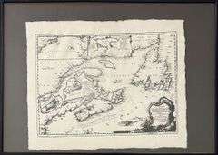 A New Chart of Eastern Canada circa 1810