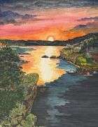 Untitled Harbour Scene by Jane Prior (1940-)