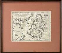 Map of the island of Newfoundland - ISOLA DI TERRA NUOVA circa 1690