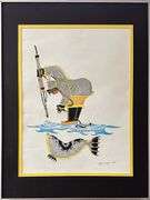 Untitled Hunting Scene by Peter Ragee (1955-)