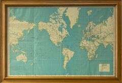 Hammond Superior Map of the World