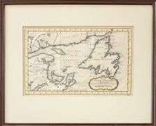 CARTE DU GOLPHE DE S'LAURENT circa 1757