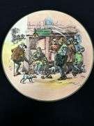 1 - Royal Doulton porcelain plate, cobbler display, made in England.