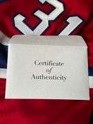Autographed Carey Price Hockey Jersey #31