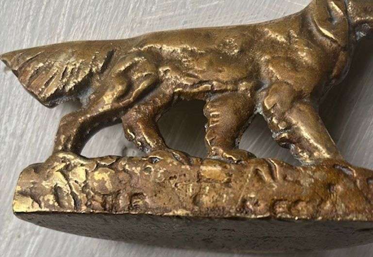 Dog bookends by NL Foundry