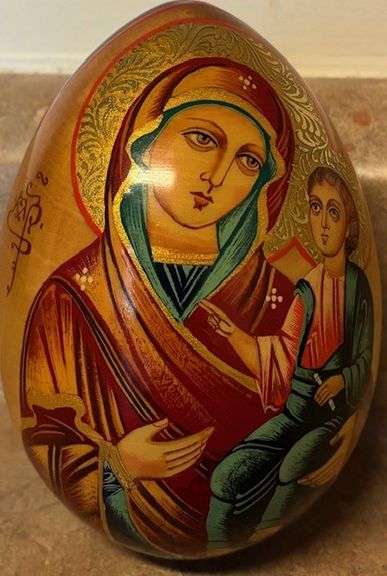 Pysanky - hand painted egg by Unknown artist