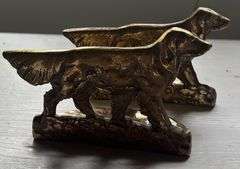 Dog bookends by NL Foundry
