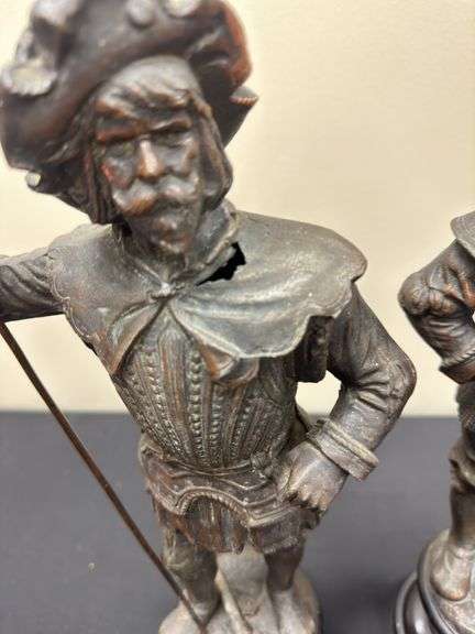 Pair of Victorian Spelter Figurines