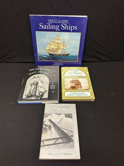 Lot of Four Sailing Books