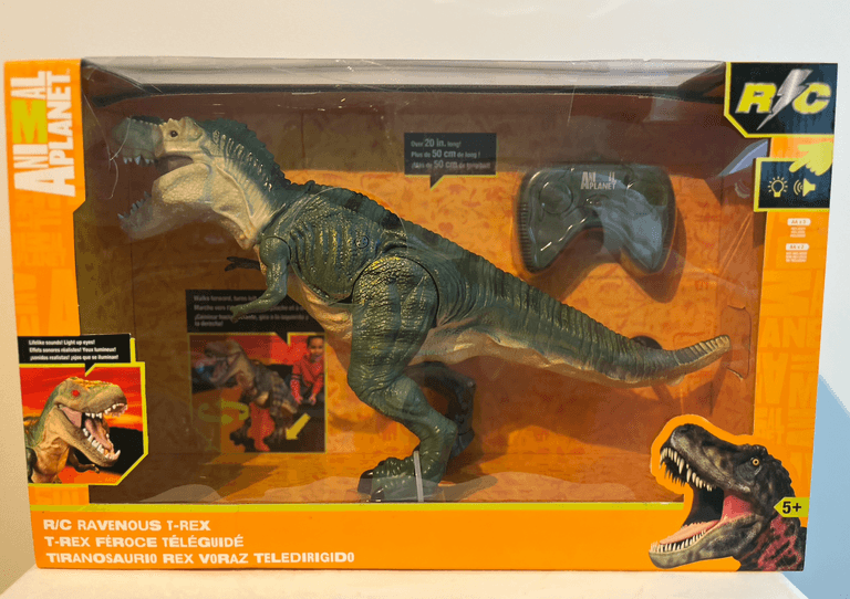 Kid's Dino Kit: T Rex Toy + Paint a Bank Dino