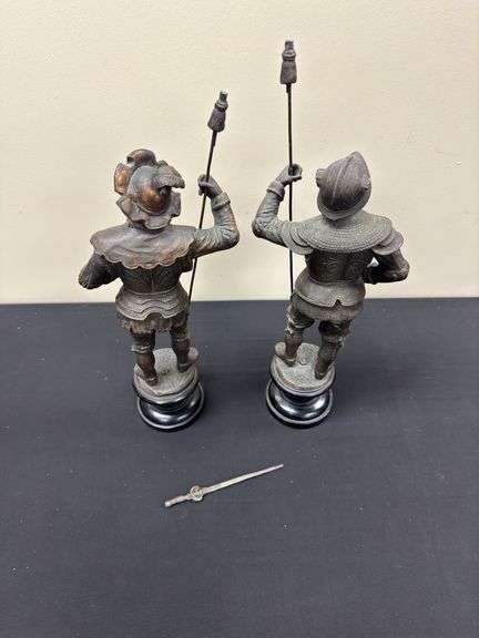 Pair of Victorian Spelter Figurines