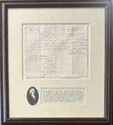 Henry Osbourne Framed Document
