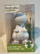 Kid's Dino Kit: T Rex Toy + Paint a Bank Dino