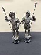 Pair of Victorian Spelter Figurines