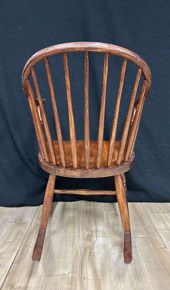Mid-Century Maple Rocking Chair