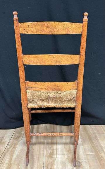 Antique Pine Nova Scotia Nursing Rocker-Johnny Young Style
