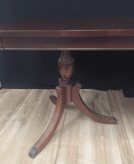 Double Pedestal Dining Table