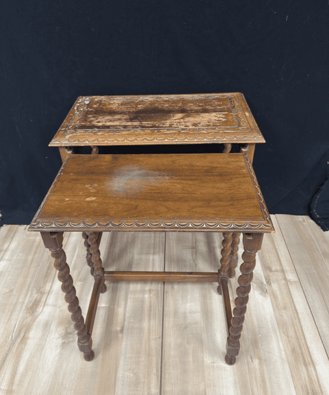 Spiral Leg Nested tables (2)