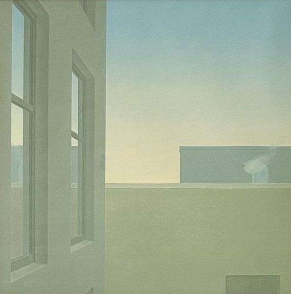 'Institution' by Christopher Pratt RCA (1935-2022)