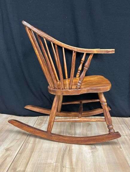 Mid-Century Maple Rocking Chair