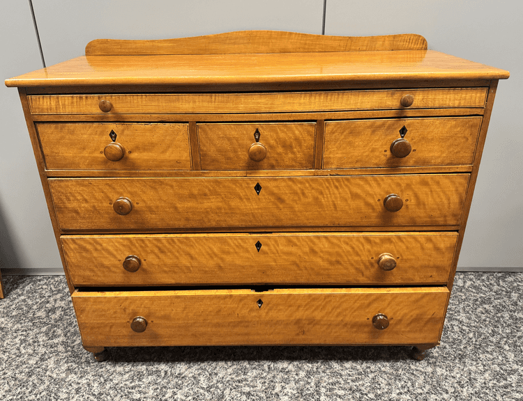 Victorian Satin Birch Chest of Drawers