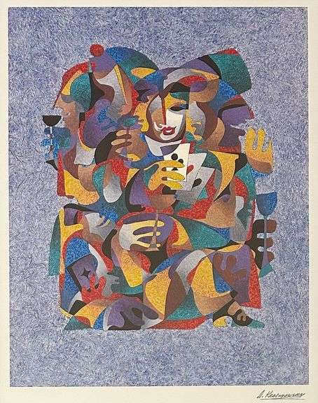 Untitled Figurative Abstract by A. Krasnyansky