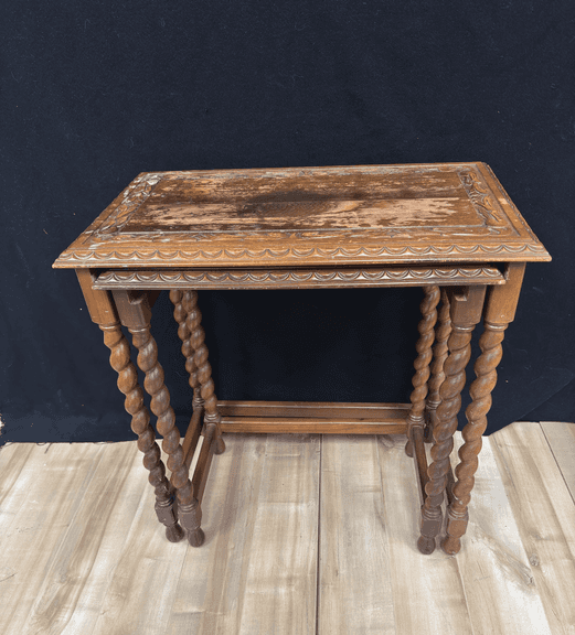 Spiral Leg Nested tables (2)