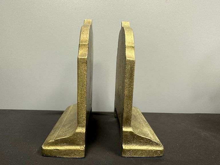 'City of Corner Brook' Brass Bookends