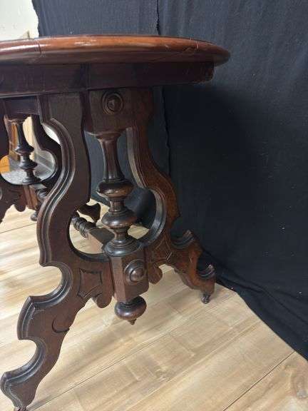 Oval Trestle Table
