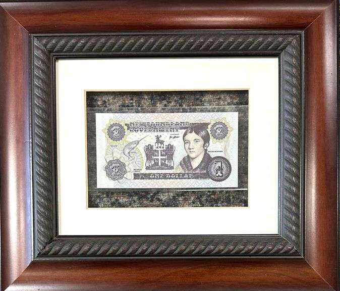 Unique Newfoundland One Dollar Bill. Featuring Shanawdithit.