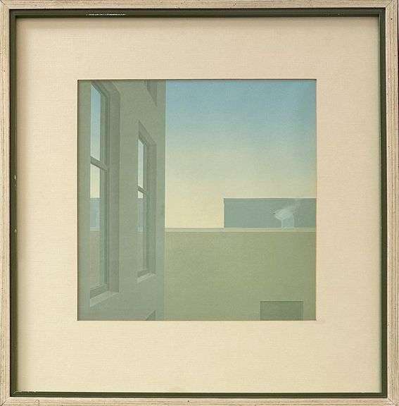 'Institution' by Christopher Pratt RCA (1935-2022)