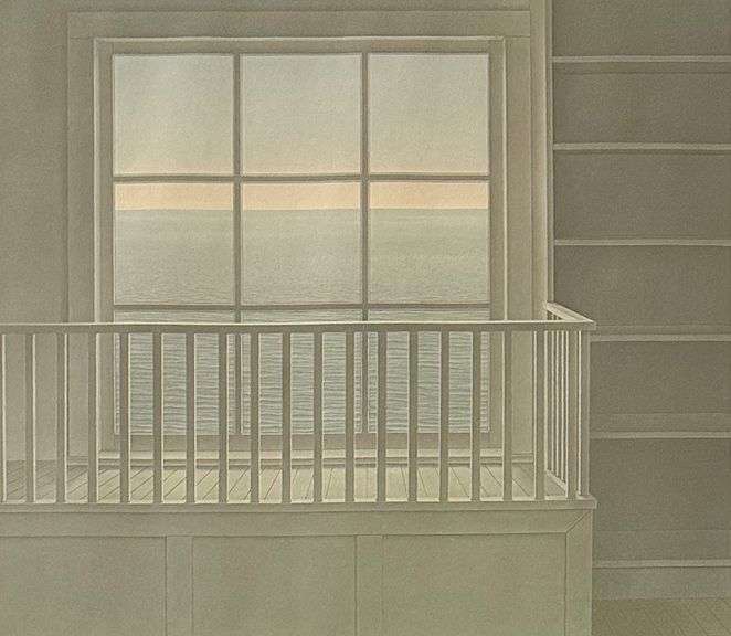 'Shop on an Island' by Christopher Pratt RCA (1935-2022)