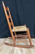 Antique Pine Nova Scotia Nursing Rocker-Johnny Young Style